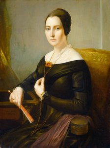 エリザベス・オークス・プリンス・スミス セバ・スミス夫人、1845年頃。