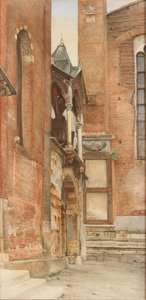 カステルバルコの墓、ヴェローナ、1869年5月～8月 作： John Wharlton Bunney