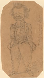 自画像 作： John Whetten Ehninger