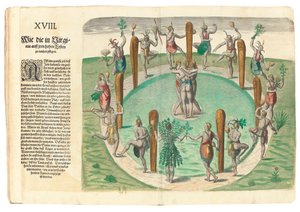 ネイティブインディアンダンス、1590 作： John White