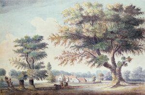 曲がりくねった北部の古いチーズケーキハウス、1786年 作： John White