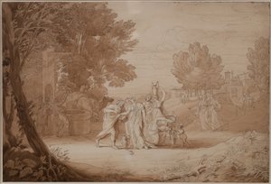 井戸のレベッカ、1807 作： John White Abbott