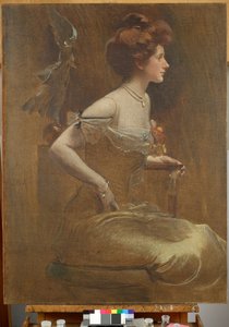 トーマス・ヘイスティングス夫人、1901 作： John White Alexander