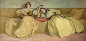 音楽室のパネル、1894 作： John White Alexander
