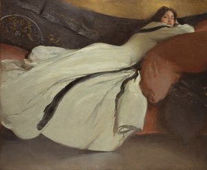 休憩、1895年。 作： John White Alexander