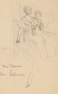 スキナー姉妹のための研究 作： John White Alexander
