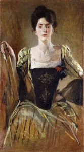 緑のガウン、1904年頃 作： John White Alexander