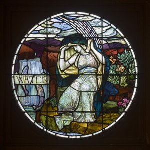 ビドゥルフグランジ、ジェームズパウエル＆サンズ、ジョンウィリアムブラウン（1842-1928）、水、1903年、アールヌーボー