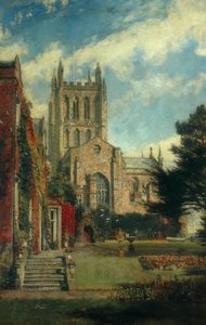 ヘレフォード大聖堂 作： John William Buxton Knight