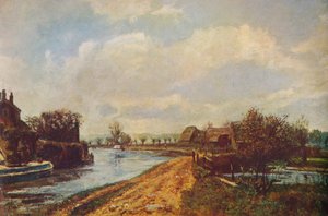 リックマンスワースの運河、1908 1935 作： John William Buxton Knight