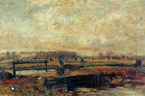 リックマンズワースのコルネ川 作： John William Buxton Knight