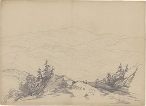 山の風景 作： John William Casilear
