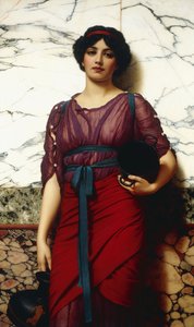 ギリシャの牧歌、1907 作： John William Godward