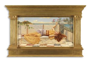 幸せな目覚め、1903 作： John William Godward