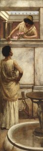セレナーデの後 作： John William Godward