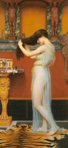 トイレ、1900 作： John William Godward