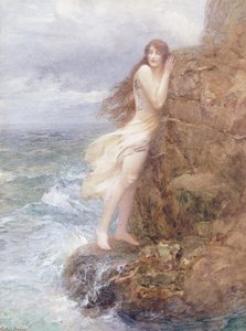 かせを巻く、 作： John William Godward
