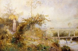 収穫の畑からの帰還、1880
