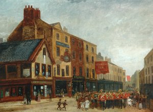 ハリファックスのストリートシーン、1890 作： John William Oates