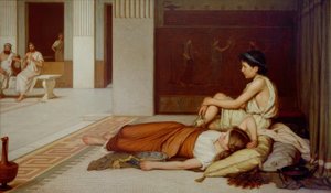 ダンスの後 作： John William Waterhouse