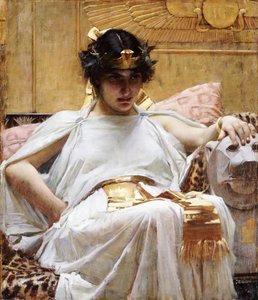 クレオパトラ、1887年頃 作： John William Waterhouse
