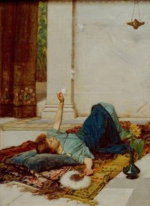 ドルチェファーニエンテ 作： John William Waterhouse
