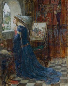 フェア・ロザムンド」1916年 作： John William Waterhouse