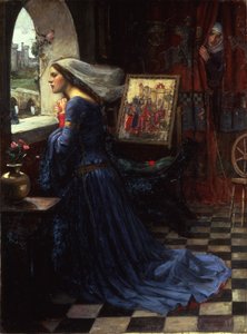 フェアロザムンド、1916 作： John William Waterhouse