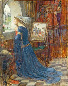 フェア・ロザムンド 1916年頃（キャンバスに油彩） 作： John William Waterhouse