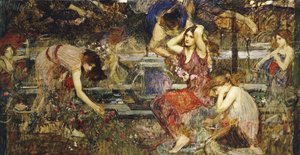 フローラとゼファー、 作： John William Waterhouse