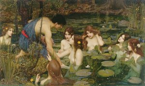 ハイラスとニンフたち 作： John William Waterhouse