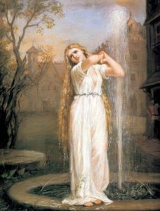 ジョンウィリアムウォーターハウス–ウンディーネ 作： John William Waterhouse