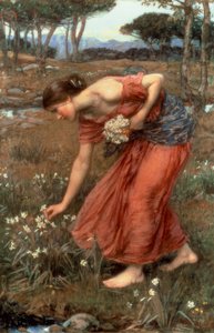 水仙 作： John William Waterhouse