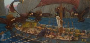 オデュッセウスとサイレン。 1891 作： John William Waterhouse