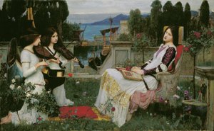 聖セシリア 作： John William Waterhouse