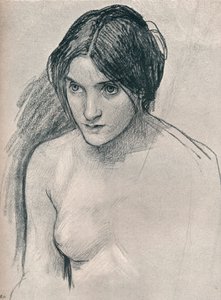 絵画ハイラスとニンフの研究、c1896 作： John William Waterhouse