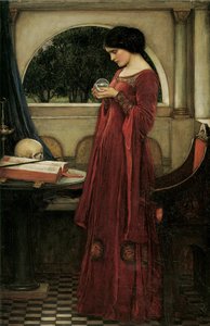 ザ・クリスタル・ボール 作： John William Waterhouse