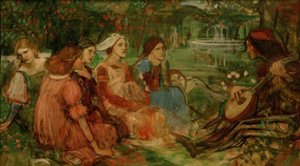 デカメローネ 作： John William Waterhouse