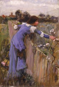 フラワーピッカー 作： John William Waterhouse