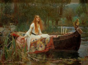 シャロットの貴婦人 作： John William Waterhouse