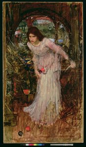 シャロットの女神、1894年頃 作： John William Waterhouse