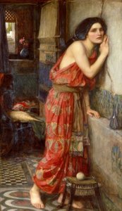 Thisbeまたはリスナー 作： John William Waterhouse