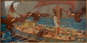 ユリシーズとサイレン 作： John William Waterhouse