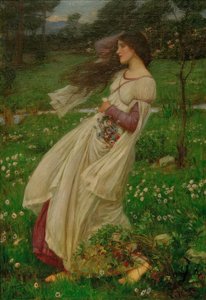 Windflowers 作： John William Waterhouse