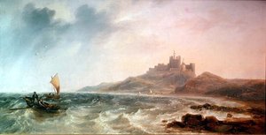 Bamburgh Castle（バンバーグ城 作： John Wilson Carmichael