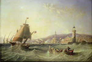 ジェノヴァ、1862 作： John Wilson Carmichael