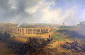 ラストリックス高架橋、ロンドンロード、ブライトン 作： John Wilson Carmichael