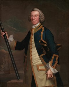 海軍士官の肖像 作： John Wollaston