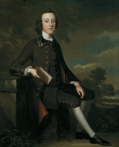 若い男の肖像 作： John Wollaston