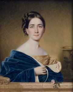 ジョン・ウッド・ドッジ夫人 メアリー・ルイーズ・ドッジ 1836年 作： John Wood Dodge
